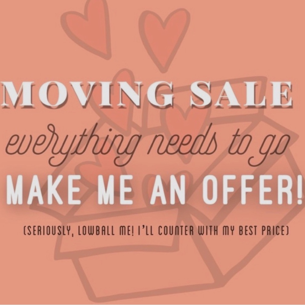 ✨ Moving sale!! ✨